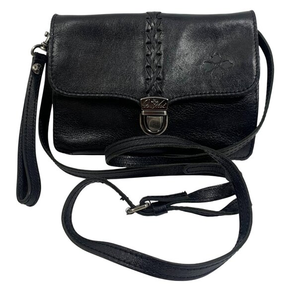 PATRICIA NASH Bianco Organizer Braided Crossbody Bag Trifold Wallet Wristlet EUC - Picture 1 of 16